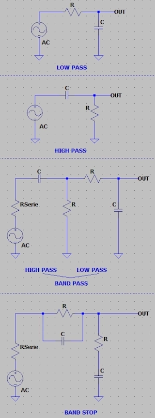 RC filter schematic