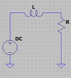 LR charge time circuit schematic