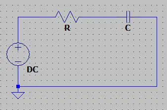 RC charge time circuit schematic