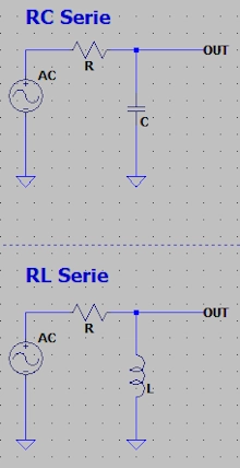 RC or RL Degrees Phase Shift Schema