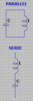 LC resonance tank circuit schematic